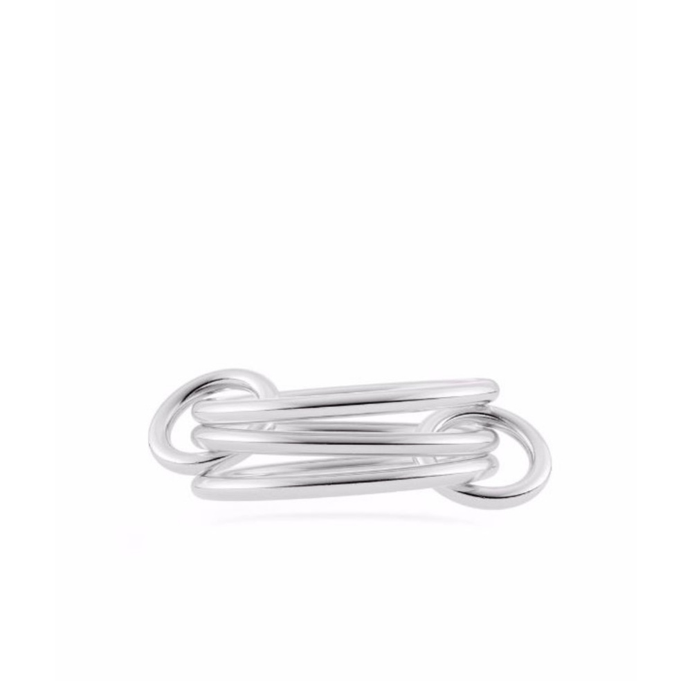 Spinelli Kilcollin sterling silver Solarium 3-link ring - size 8